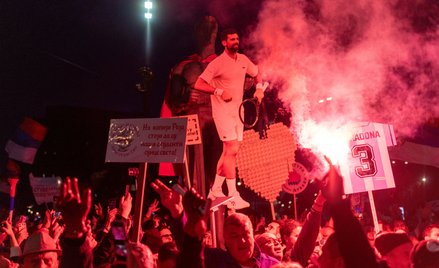 Serbscy studenci zorganizowali w Belgradzie wiec kończący kampanię wyborczą