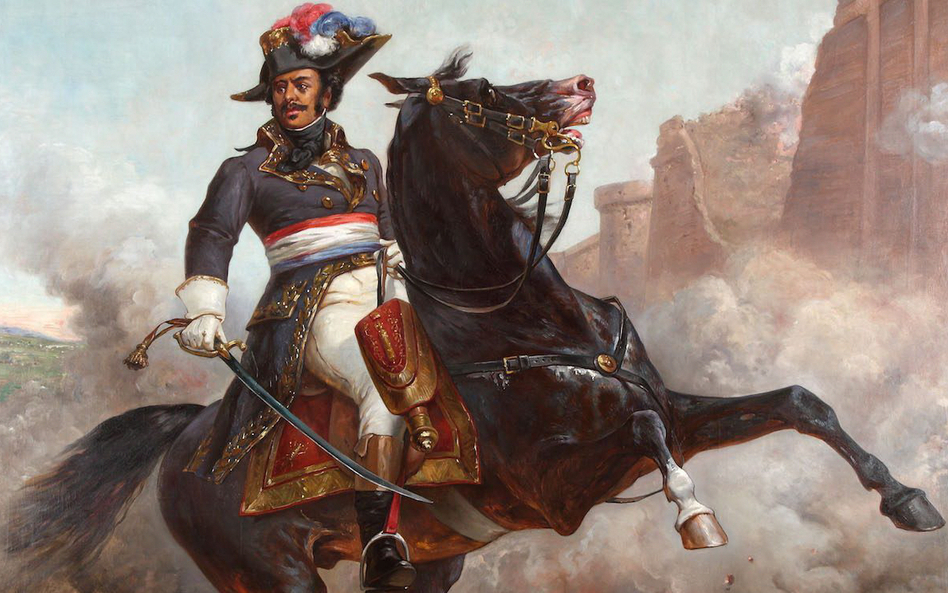 Generał dywizji rewolucyjnych wojsk francuskich Thomas-Alexandre Dumas (1762–1806) – obraz Oliviera 