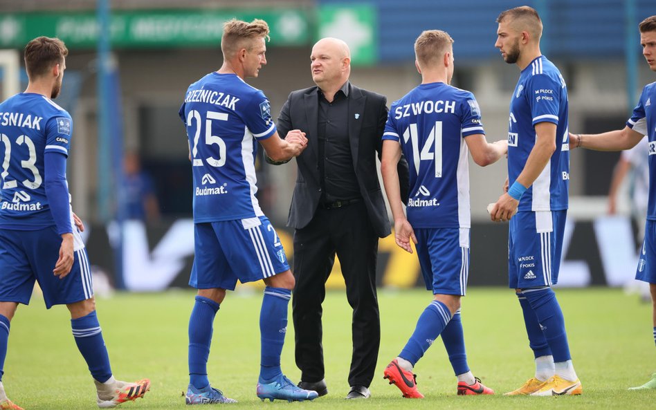 Trener Wisły Płock Maciej Bartoszek po meczu z Rakowem Częstochowa
