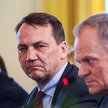 Pytany o decyzję Radosława Sikorskiego (z lewej) prezydent Andrzej Duda (z prawej) powiedział, że „n