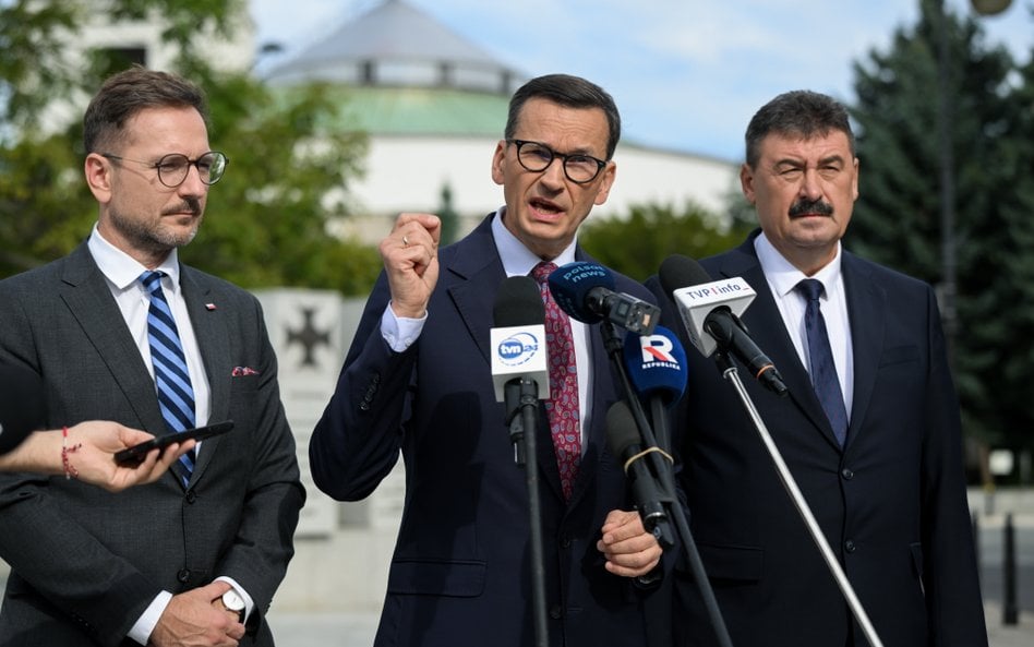 Były premier Mateusz Morawiecki domaga się powołania komisji śledczej badającej aferę Zondacrypto