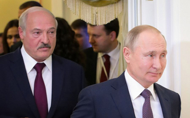 Prezydenci Białorusi i Rosji - Aleksander Łukaszenko i Władimir Putin