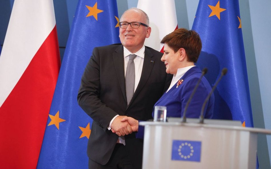 Co Frans Timmermans mówił o Polsce?