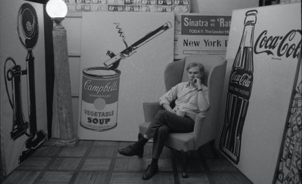 Andy Warhol w swojej nowojorskiej pracowni.