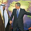 Prezydent George W. Bush z królem Arabii Saudyjskiej Abdullahem bin Abdulazizem al Saudem