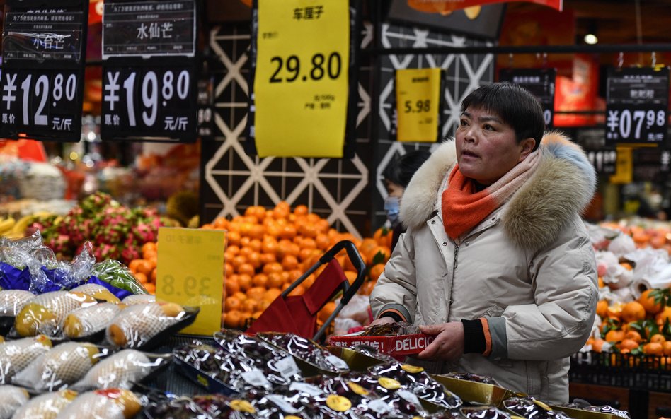 Ceny w Chinach spadają najszybciej od 2009 roku