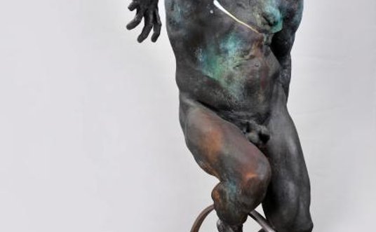 Rzeźba Grzegorza Gwiazdy „Rowerek” prezentowana jest w Barcelonie