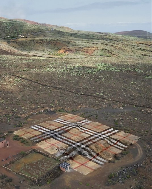 „Krata” Burberry na wyspie El Hierro.