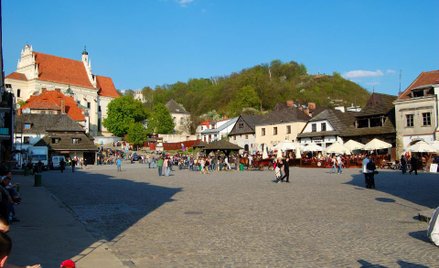 Rynek w Kazimierzu Dolnym. Tu spotkają się uczestnicy sprzątania miasteczka.