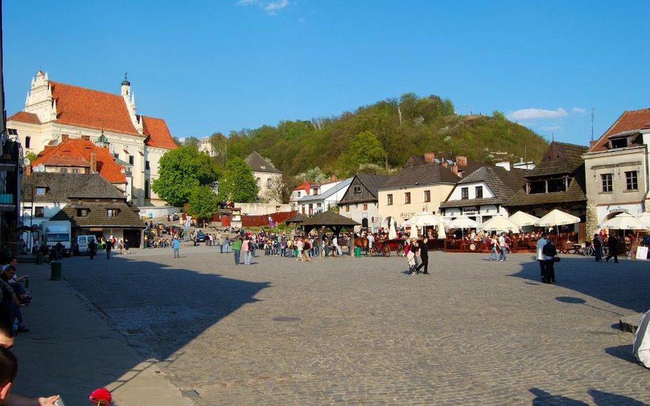 Rynek w Kazimierzu Dolnym. Tu spotkają się uczestnicy sprzątania miasteczka.