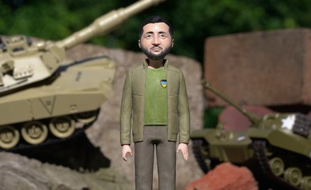 Figurka Wołodymyra Zełenskiego, którą chce masowo produkować FCTRY