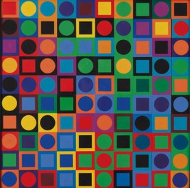 Victor Vasarely jest gwiazdą aukcji grafiki.