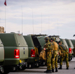 Norweska Gwardia Narodowa w rejonie jednej z norweskich instalacji gazowych