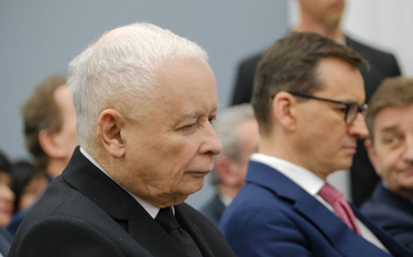 Jarosław Kaczyński i Mateusz Morawiecki