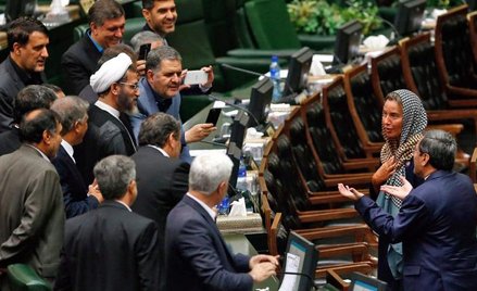 Posłowie Republiki Islamskiej i selfie z panią