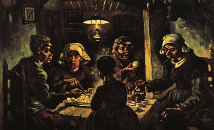 Ziemisty świat młodego van Gogha: „Jedzący kartofle” , kwiecień 1885 r.