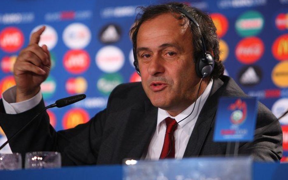 Prezydent UEFA Michel Platini