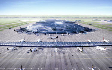 Wizualizacja projektu Centralnego Portu Lotniczego