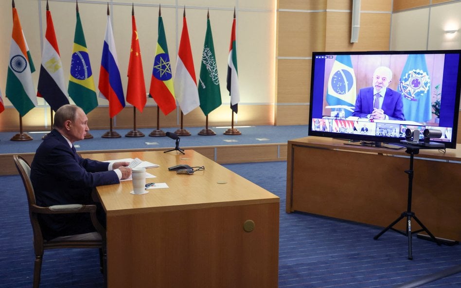 Władimir Putin bierze udział w spotkaniu online z prezydentem Brazylii Luizem Inacio Lulą da Silvą i