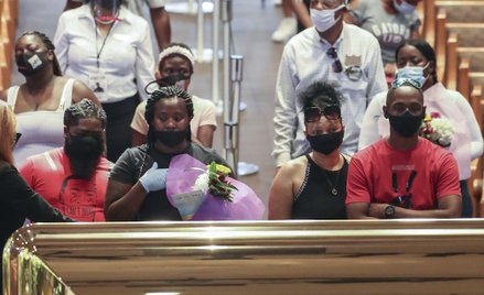 Houston: Rozpoczęły się uroczystości żałobne George'a Floyda. "Zmienił na zawsze przyszłość Ameryki"