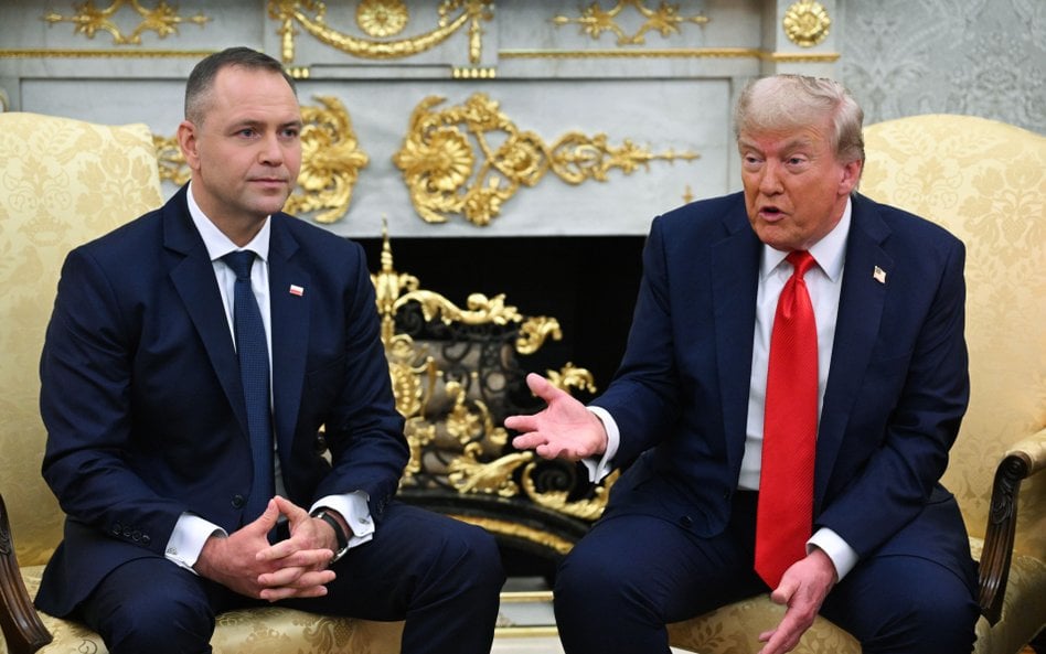 Karol Nawrocki i Donald Trump