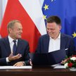 Donald Tusk, Szymon Hołownia, Włodzimierz Czarzasty