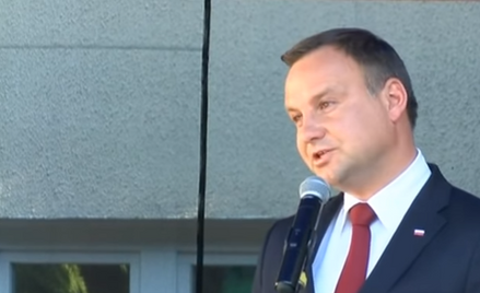 Przemówienie Andrzeja Dudy. Prezydent z trudem powstrzymał łzy