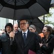 Przewodniczący Rozwój Plus Mateusz Morawiecki, członek komisji rewizyjnej Piotr Muller i europoseł W