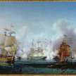 Epizod z bitwy pod Navarino, mal. Louis Ambroise Garneray, 1858 r.