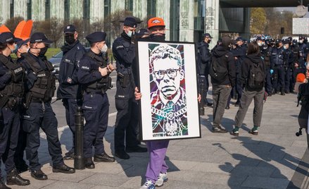 Wiec w obronie sędziego Tulei przed Sądem Najwyższym. Interweniowała policja.