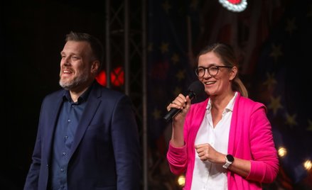 Adrian Zandberg i Magdalena Biejat