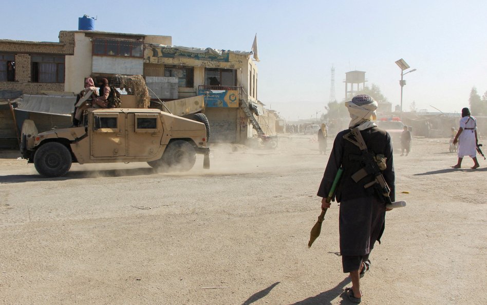 Talibańscy bojownicy na pograniczu Afganistanu z Pakistanem