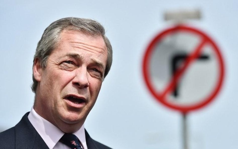 Nigel Farage, lider partii UKIP