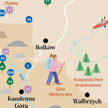 Mapa "Slow travel Dolny Śląsk" pomaga podróżować w duchu slow - w zwolnionym tempie z większa uwagą 