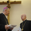 Abp Stanisław Gądecki (z lewej) i abp Józef Michalik