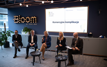 W dyskusji udział wzięli: Paweł Skałba (Colliers), Maciej Drozd (Echo Investment), Agnieszka Hryniew