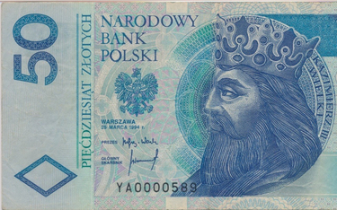 Obiegowy banknot ma cenę wywoławczą 10 tys. zł