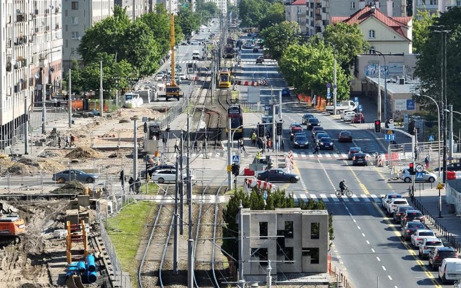 Prace na budowie nowej trasy tramwajowej są już na zaawansowanym etapie