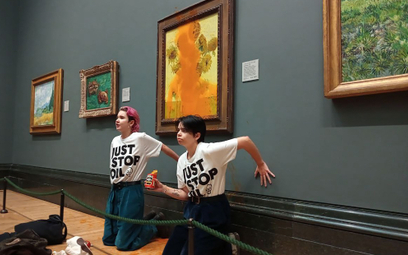 Brytyjskie aktywistki rzuciły zupą w „Słoneczniki” van Gogha