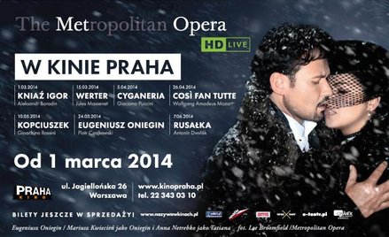 „The Metropolitan Opera: Live in HD" w Kinie Praha