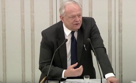 Sędzia Stanisław Zabłocki w Senacie