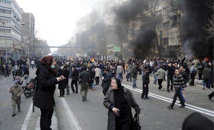 Protesty antyrządowe w Teheranie (zdjęcie z 27 grudnia 2025)