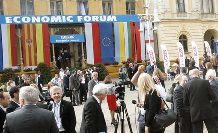 Podczas Forum Ekonomicznego krynicki deptak tętni życiem