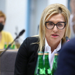 Prokurator Ewa Wrzosek podczas posiedzenia Parlamentarnego Zespołu ds. Naprawy Rzeczypospolitej w Se