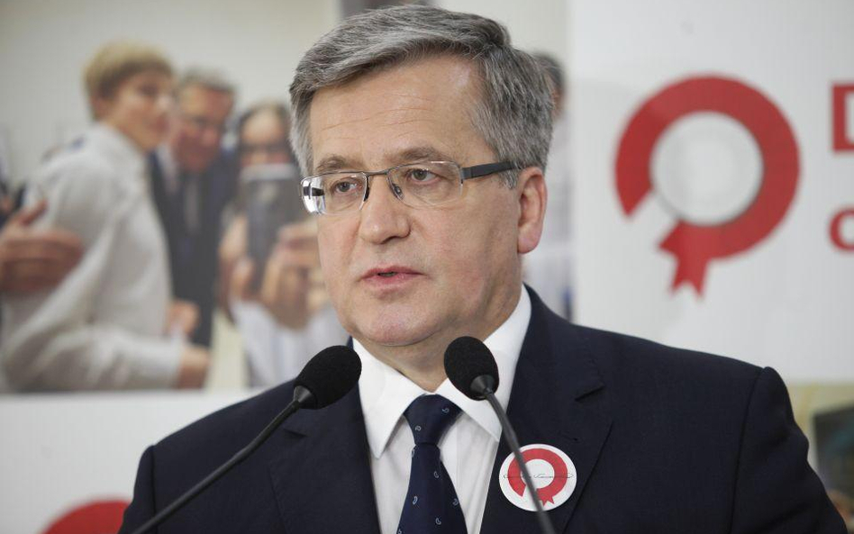 Prezydent Bronisław Komorowski