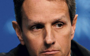 Timothy Geithner, szef Departamentu Skarbu USA, i?Mervyn King, gubernator Banku Anglii