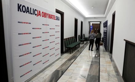 Baner Klubu Parlamentarnego Platforma Obywatelska