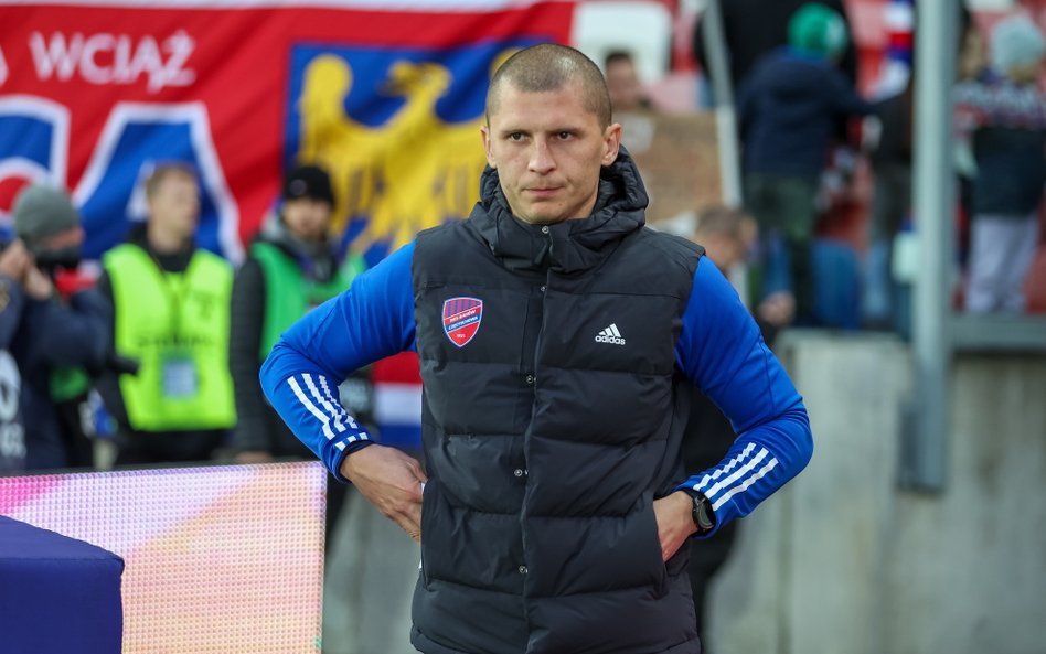 Trener Dawid Szwarga