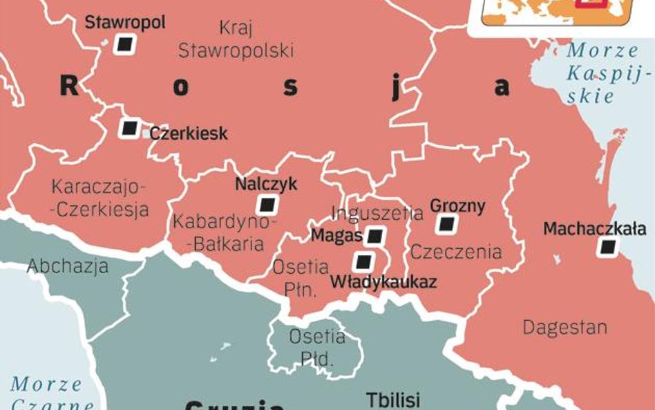 Tylko w 2009 doszło do kilkuset zamachów terrorystycznych na Kaukazie Północnym. Głównym celem atakó