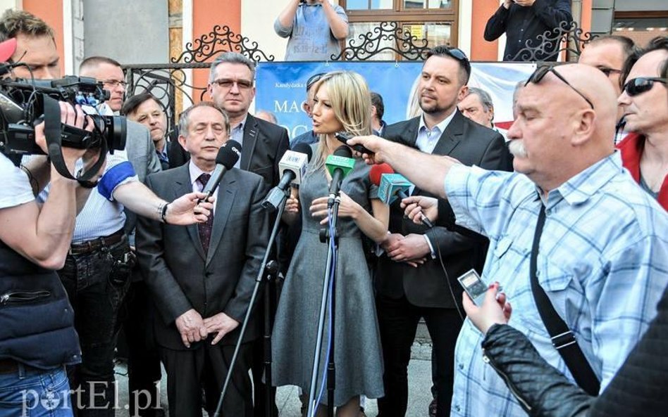 Magdalena Ogórek rozmawiała z opiekunami osób niepełnosprawnych